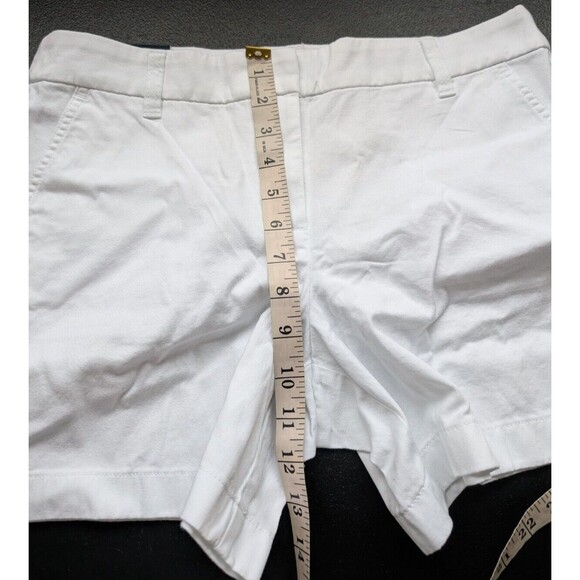 J. Crew 5" Classic Chino Short White Summer Neutral Size 8 - Picture 4 of 9